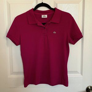 Lacoste Polo T-Shirt in Magenta